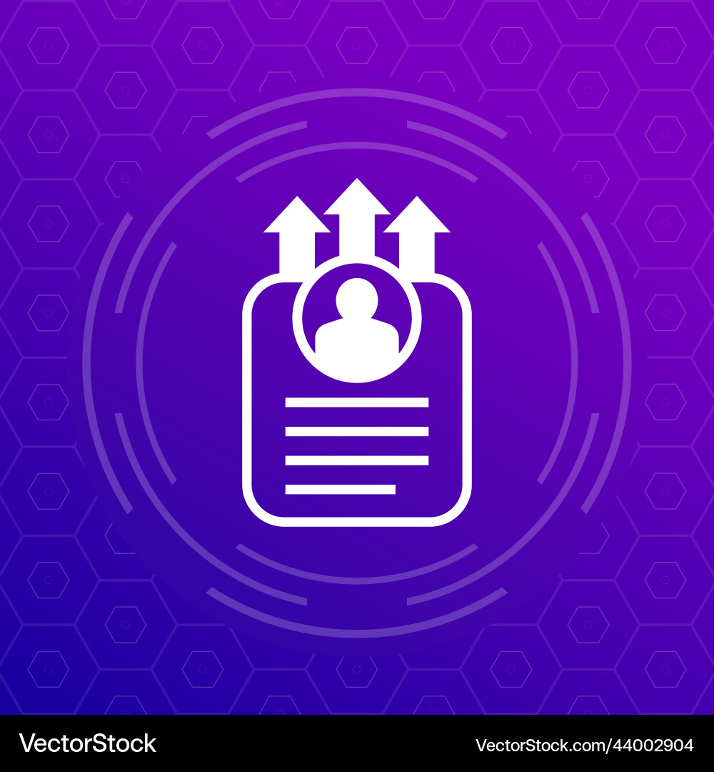Export personal data icon for web vector image