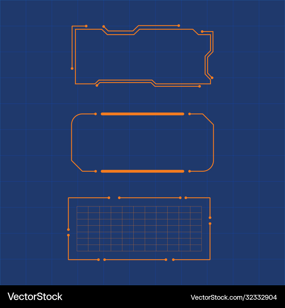 Futuristic user interface Futuristic user interface vector image