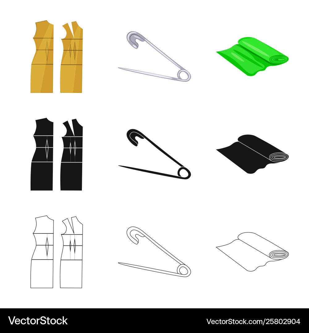 Isolated object craft and handcraft icon Vector Image