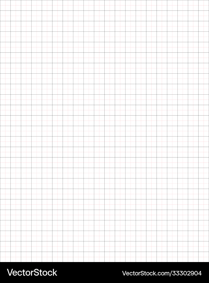 Millimeter Grid Paper - A4 Size Vector Image