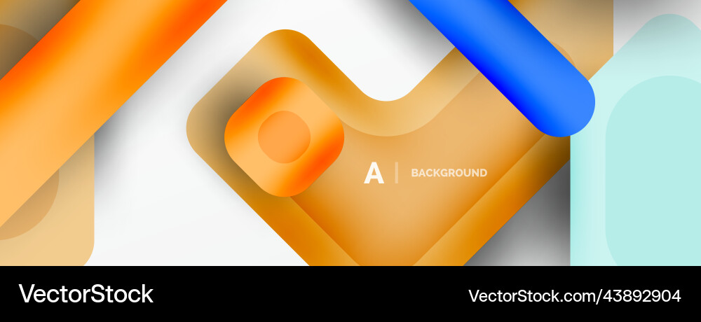 Minimal geometric abstract background colorful Vector Image