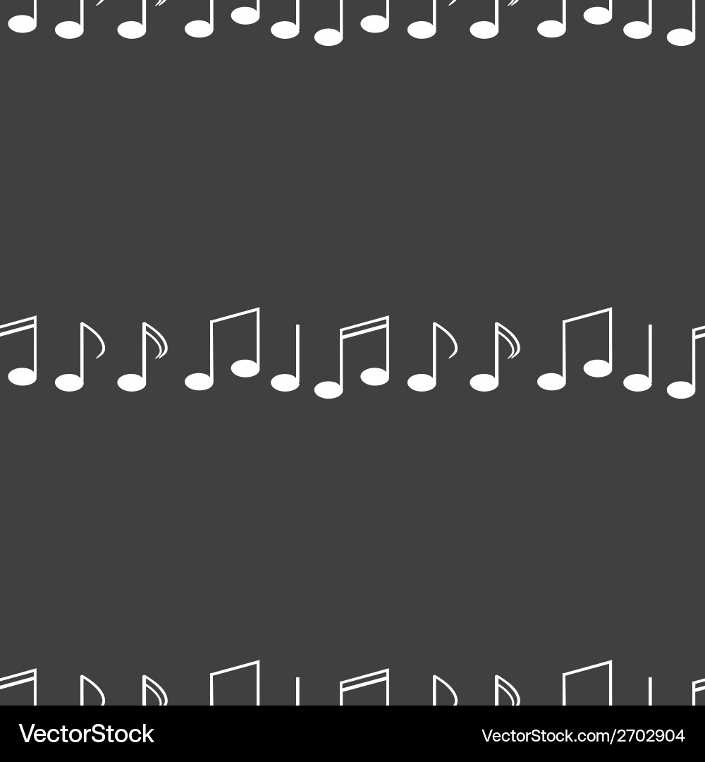 Music elements notes web icon flat design seamless – Royalty-Free ...