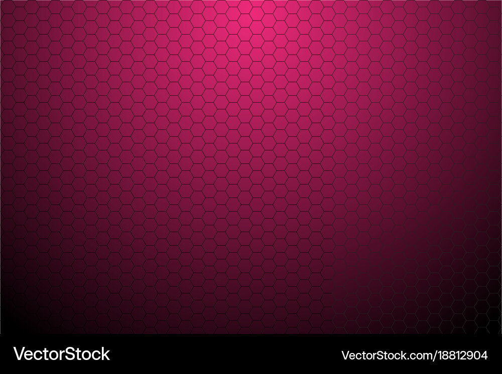 Pink Hexagonal Mesh Muster Vektorbild