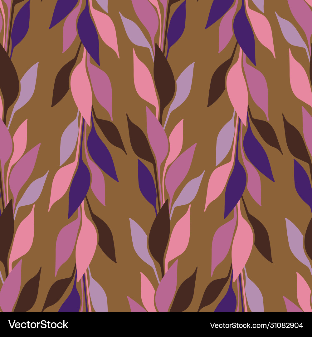 Seamless pattern colourful shapes forest Seamless pattern colourful shapes forest vector image
