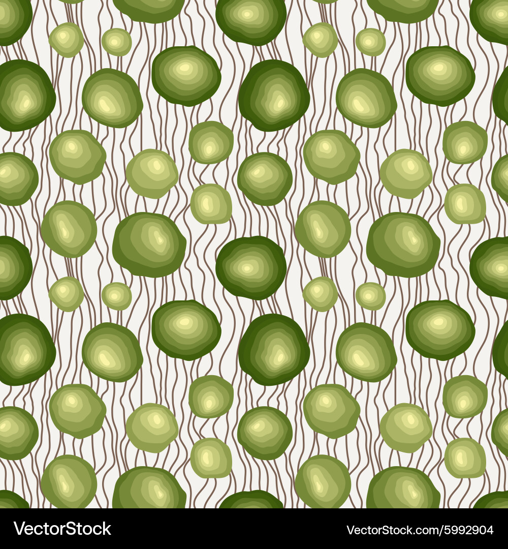 Seamless pattern with curves gradient spots vector image