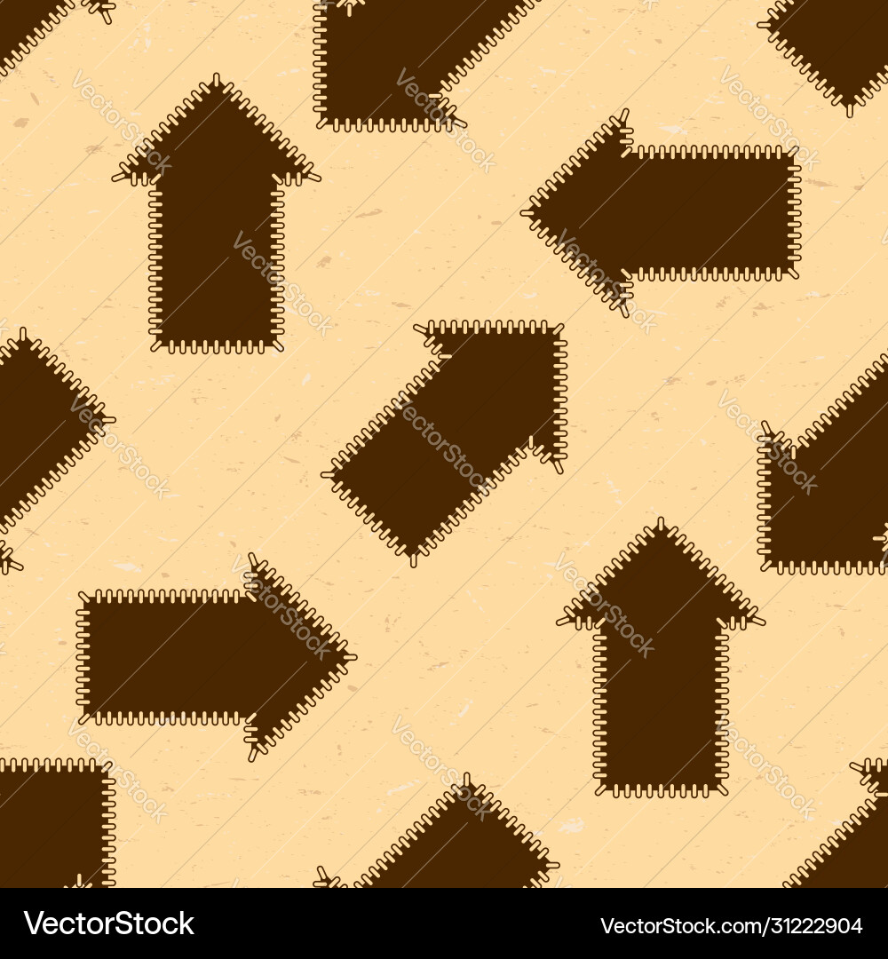 Seamless pattern with grungy arrows Seamless pattern with grungy arrows vector image