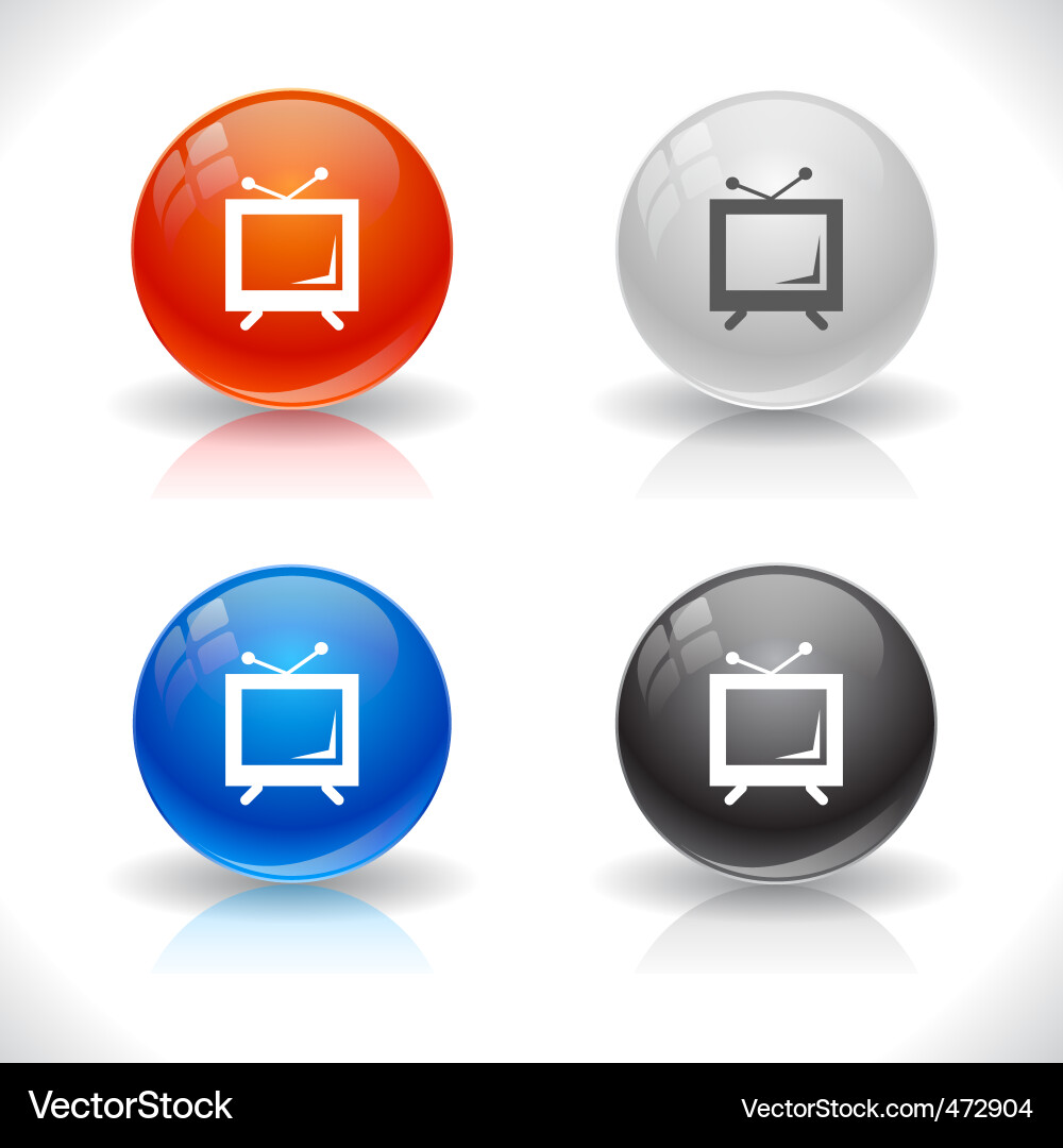 Website template buttons Vector Image