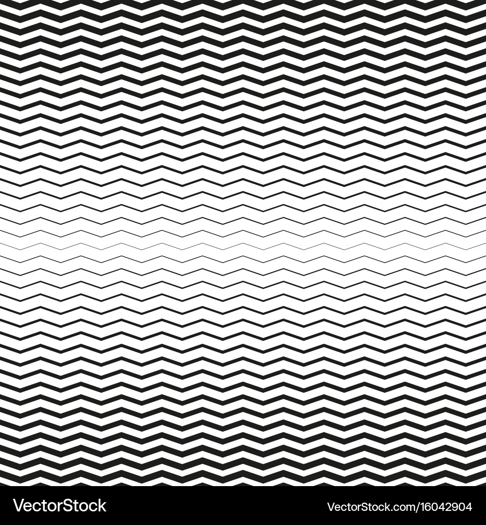 Zigzag Halftone Pattern vector image