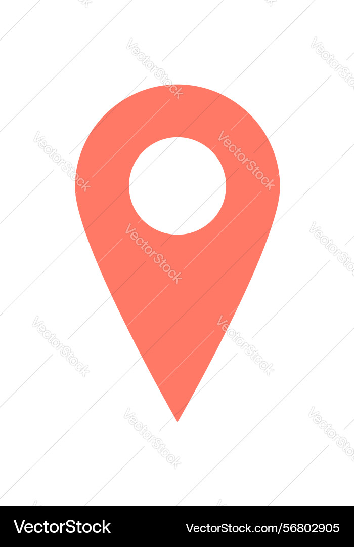 Flat map icon for navigation Flat map icon for navigation vector image