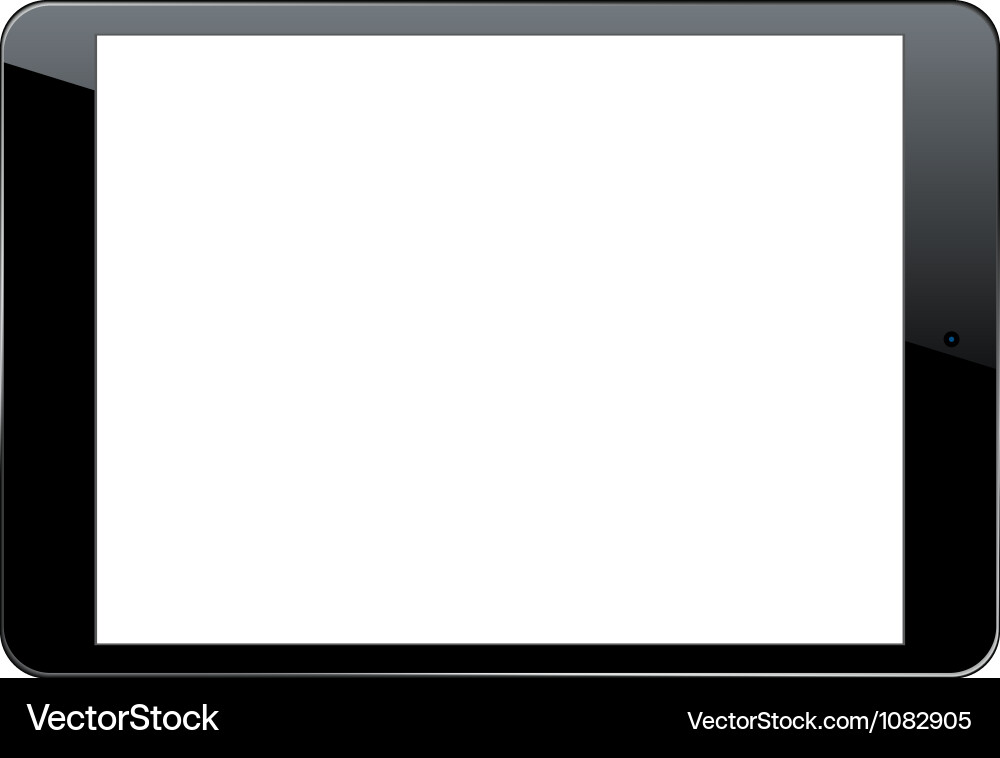 Modern Tablet Computer vector image