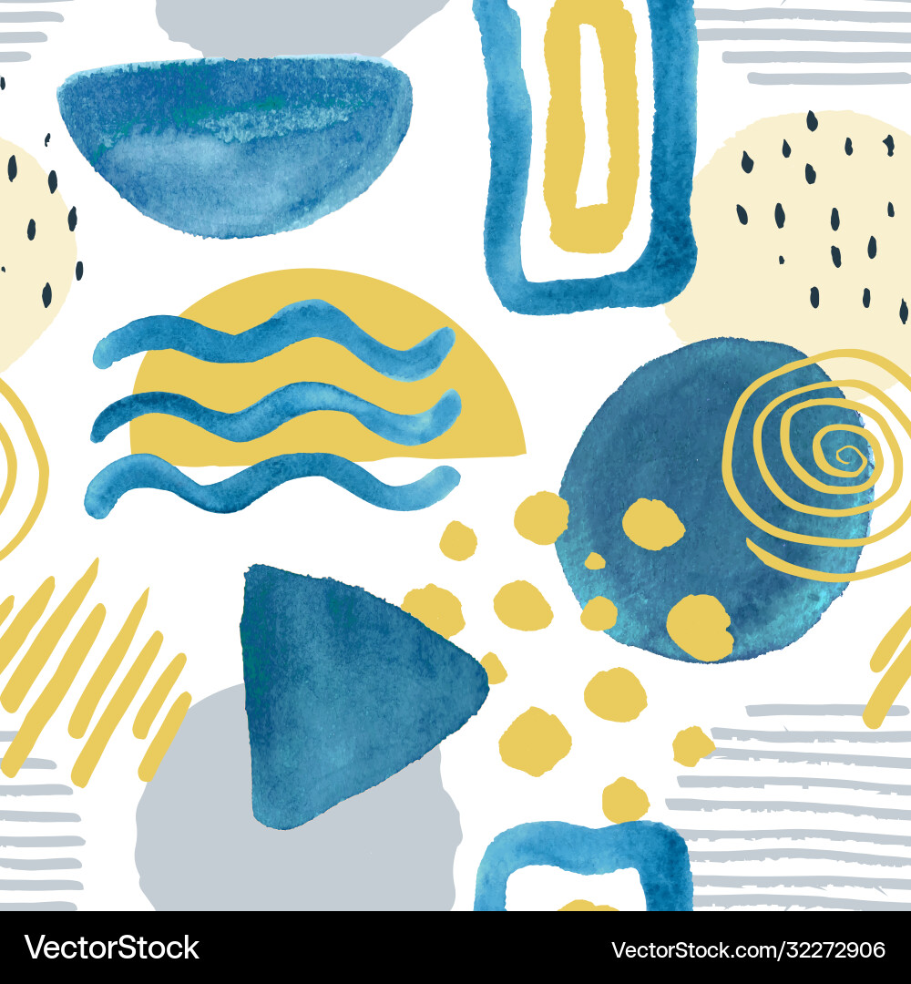 Hand Drawn Abstract Pattern Vector Image