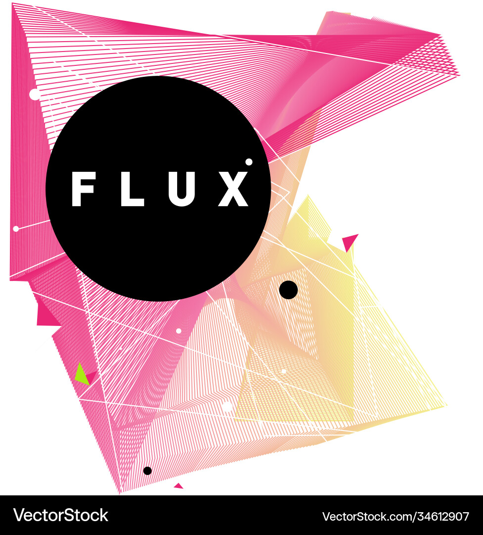 3d colorful wave background dynamic flux effect 3d colorful wave background dynamic flux effect Vector Image