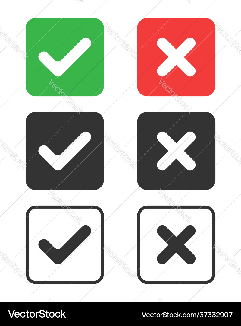 6 buttons 6 buttons vector image