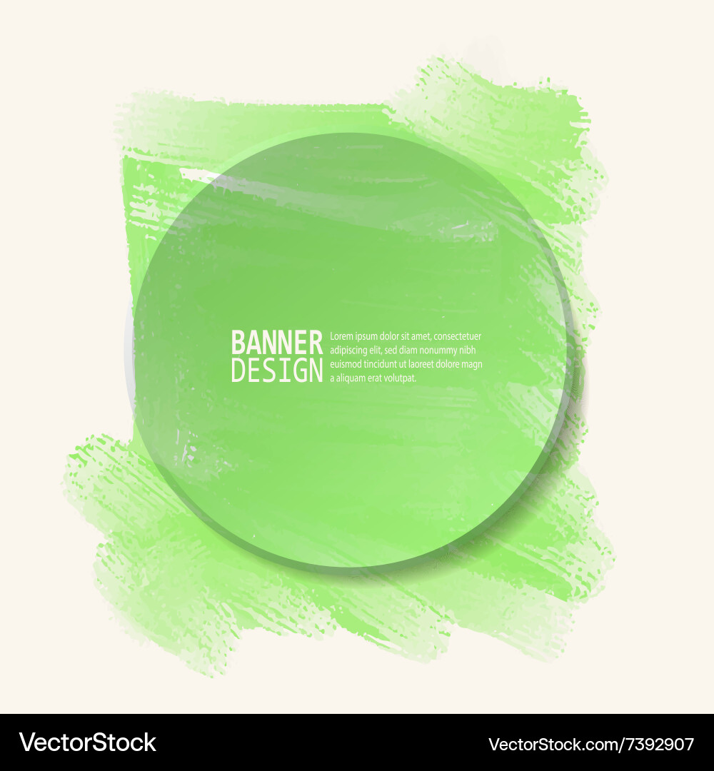 Abstract artistic background with paint element Vector Image