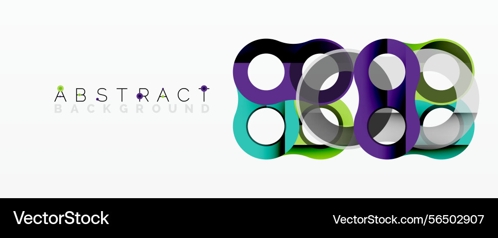 Abstract design features overlapping circles Abstract design features overlapping circles vector image