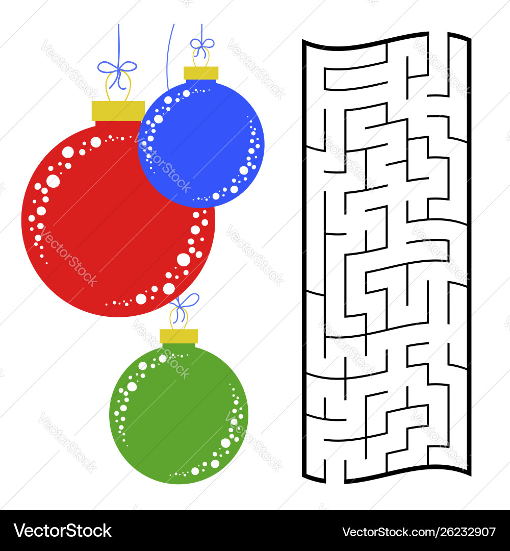 Abstract rectangular maze with a color picture Abstract rectangular maze with a color picture vector image
