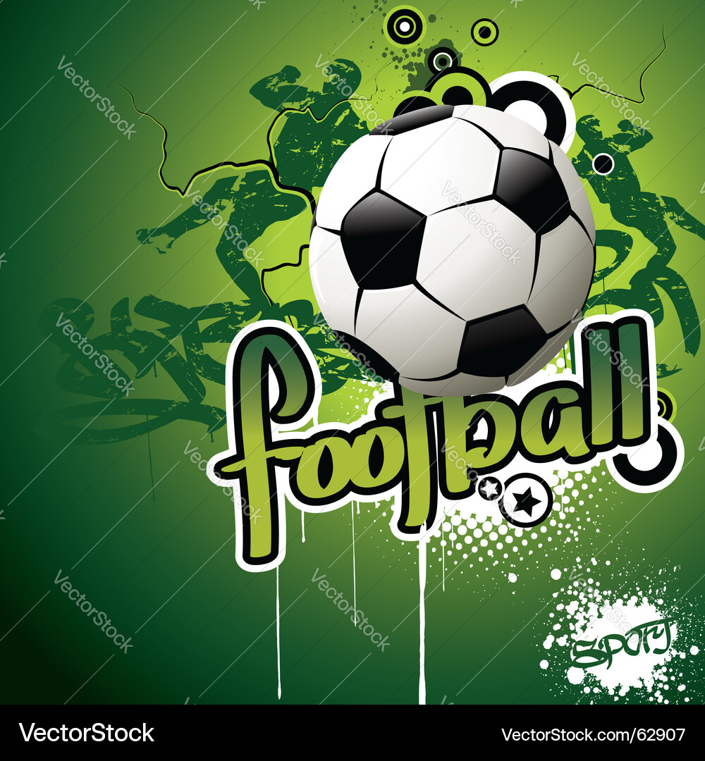Football Action Vector Image