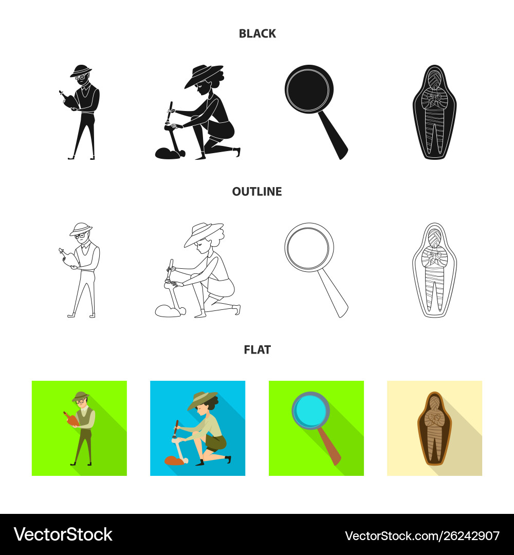 Isolated object story and items sign Vector Image