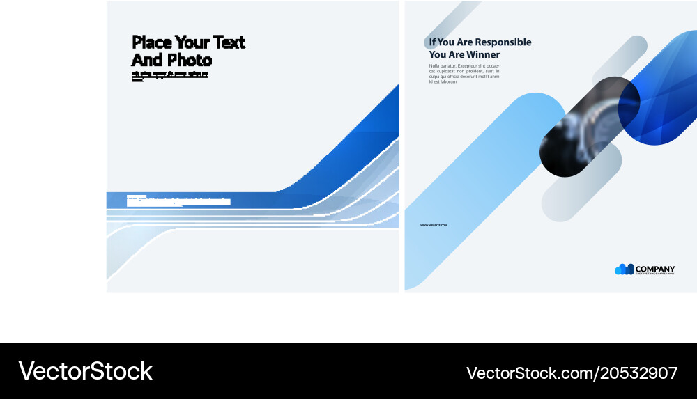 Set of abstract design for graphic template vector image