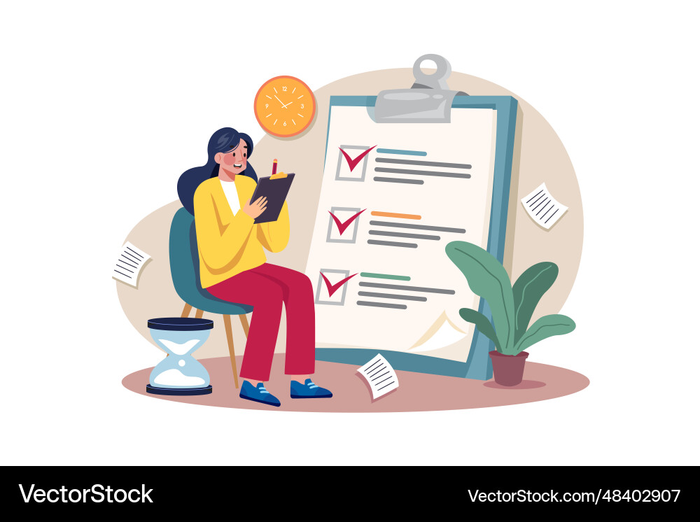 Task management Vector Image