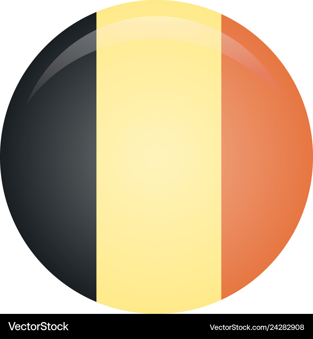 Belgium flag official colors national Belgium flag official colors national vector image