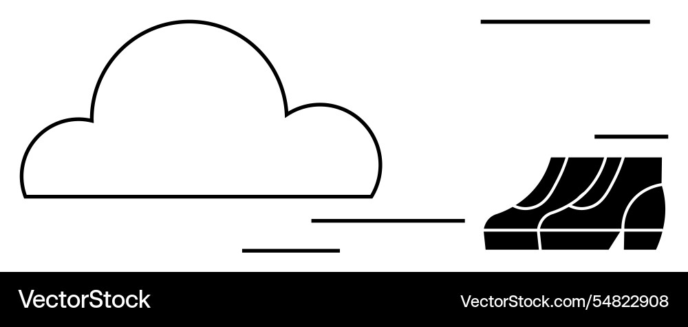 Cloud computing concept with icon Cloud computing concept with icon vector image