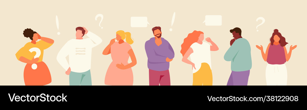Complex Problem Solving - Diverse Team vector image