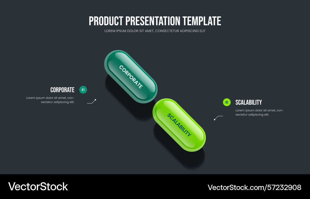 Digital introduction frame template sales report Vector Image