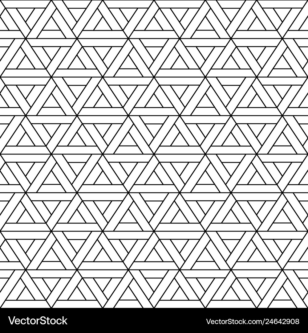Geometric Triangle Pattern vector image
