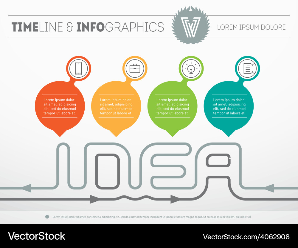 How to create a creative idea - web template vector image
