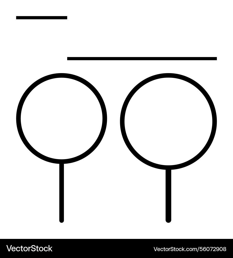 Minimalist linear shapes with circles and lines Minimalist linear shapes with circles and lines vector image