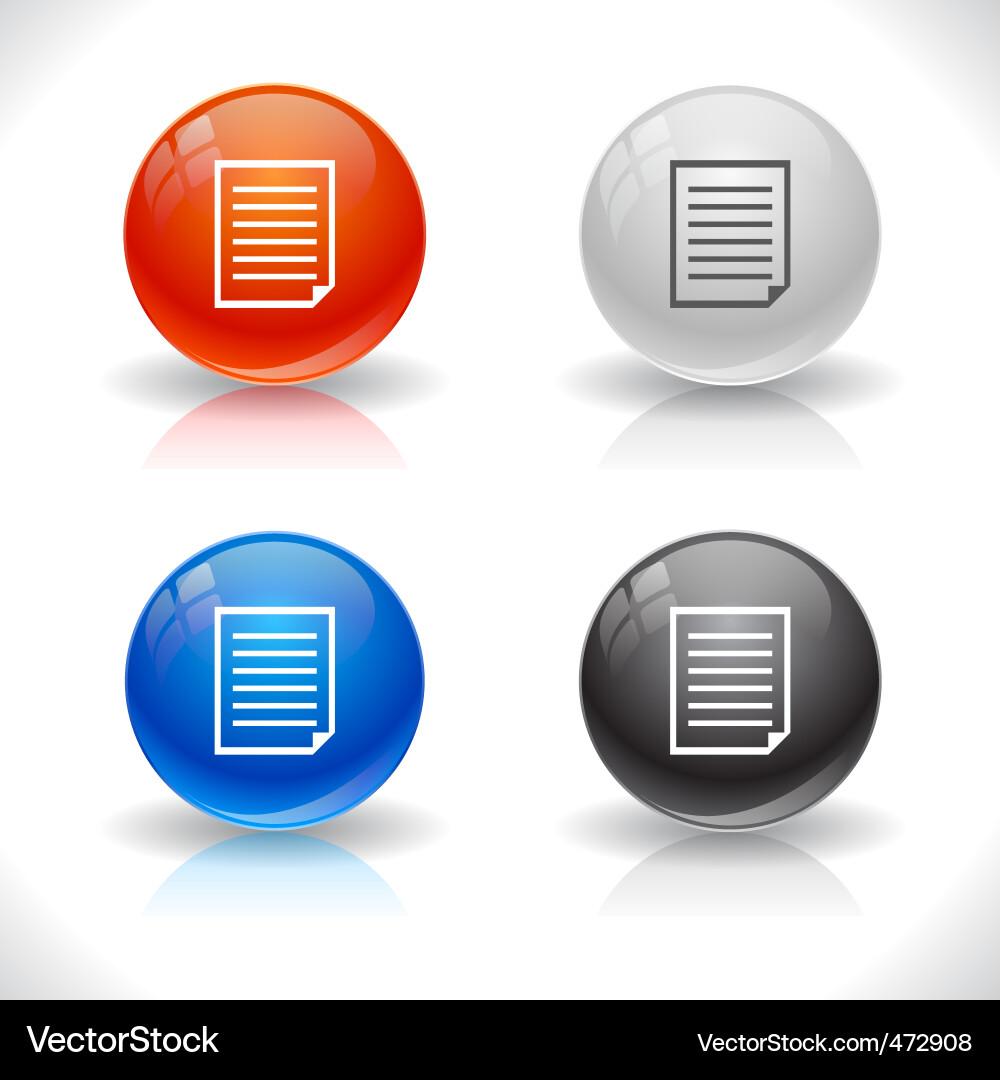 Modern Website Buttons - Abstract Style Vector Image