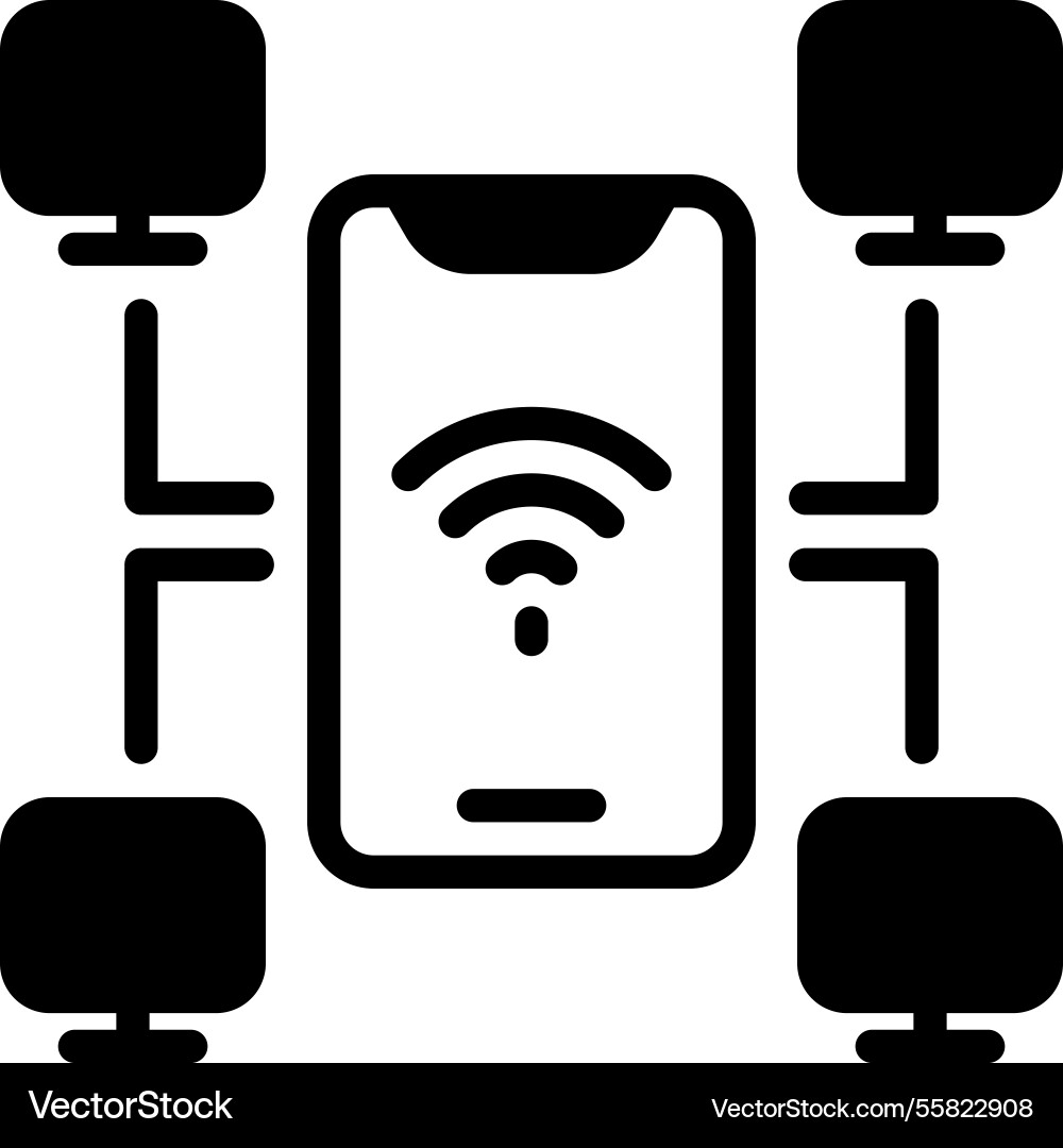Online networking Vector Image