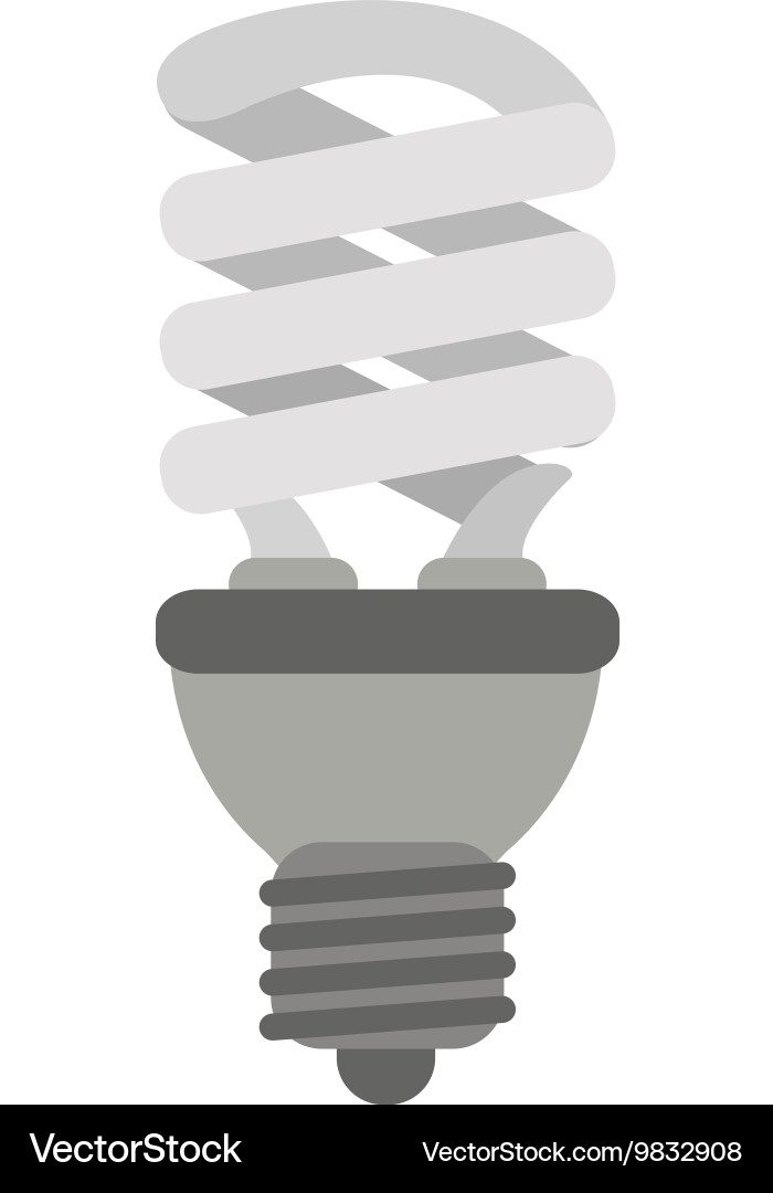 Regular lightbulb icon Vector Image