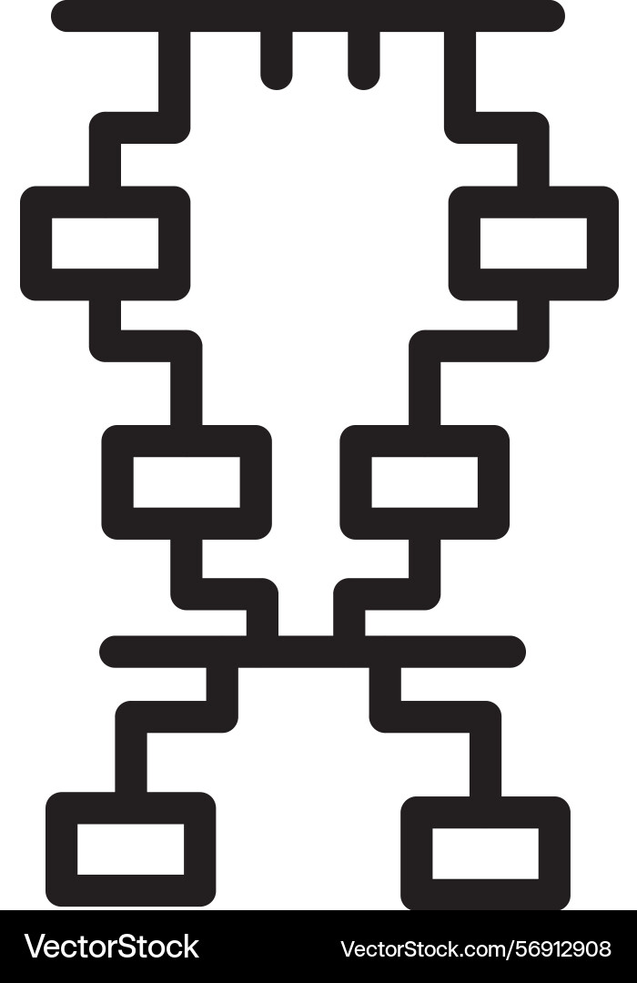 Sequence linear style icon design Vector Image