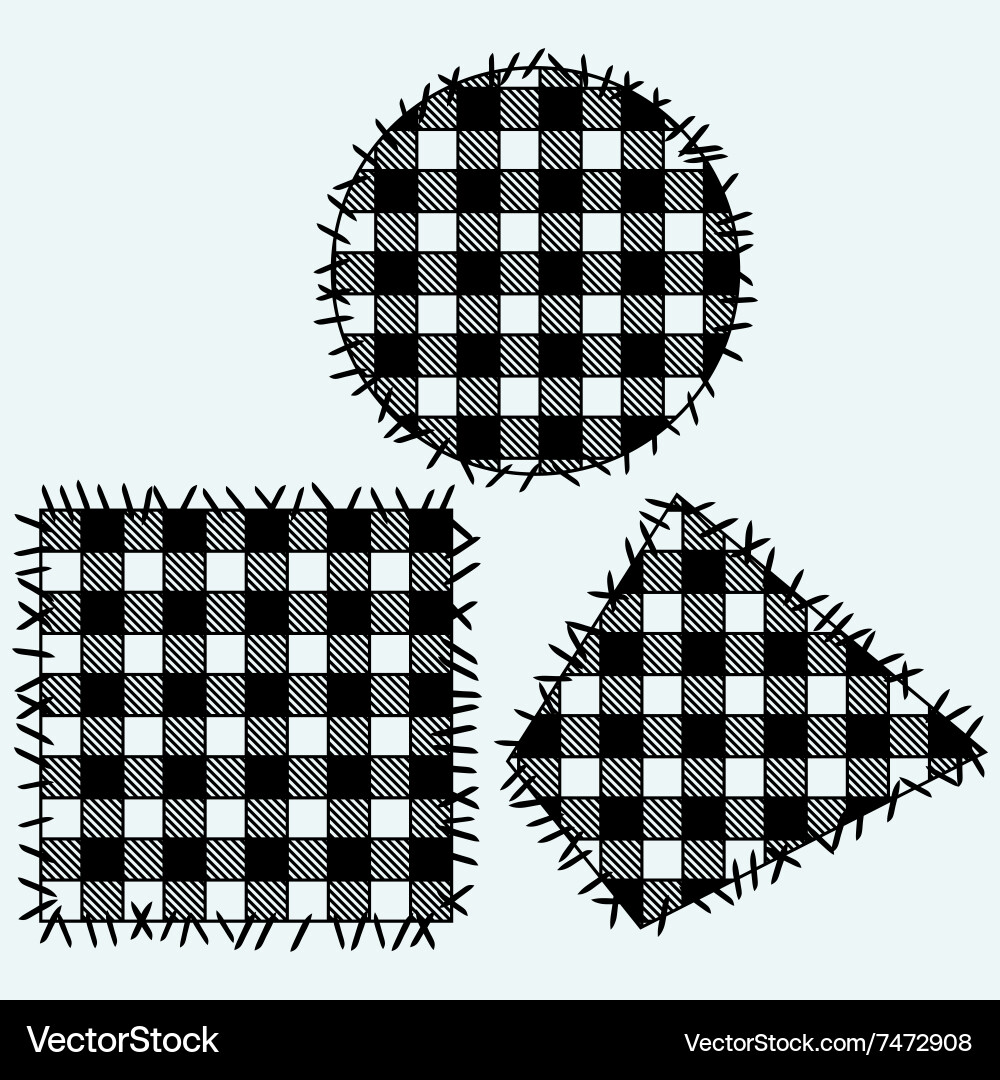 Set patchwork Royalty Free Vector Image - VectorStock