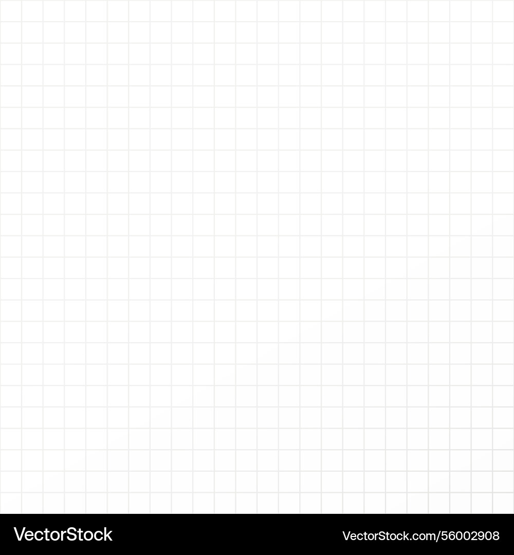 White grid paper background empty chekered sheet White grid paper background empty chekered sheet vector image
