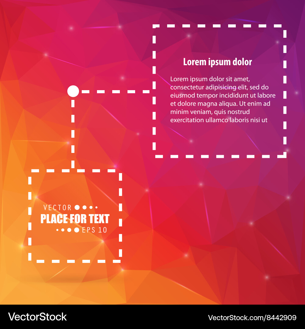 Abstract concept empty speech square quote vector image