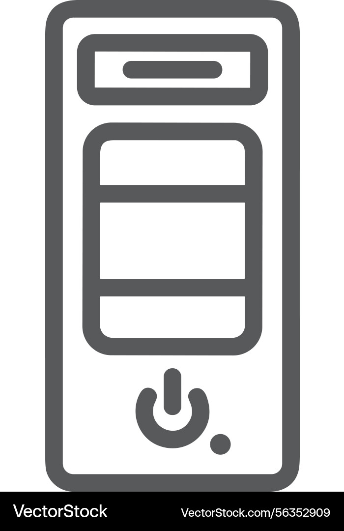 Computer icon symbol image Vector Image