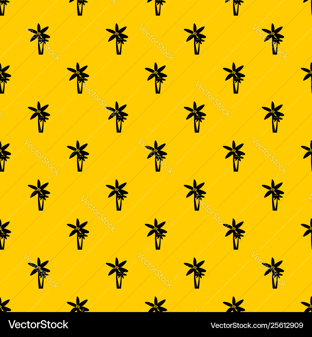 Two palm trees pattern Two palm trees pattern Vector Image