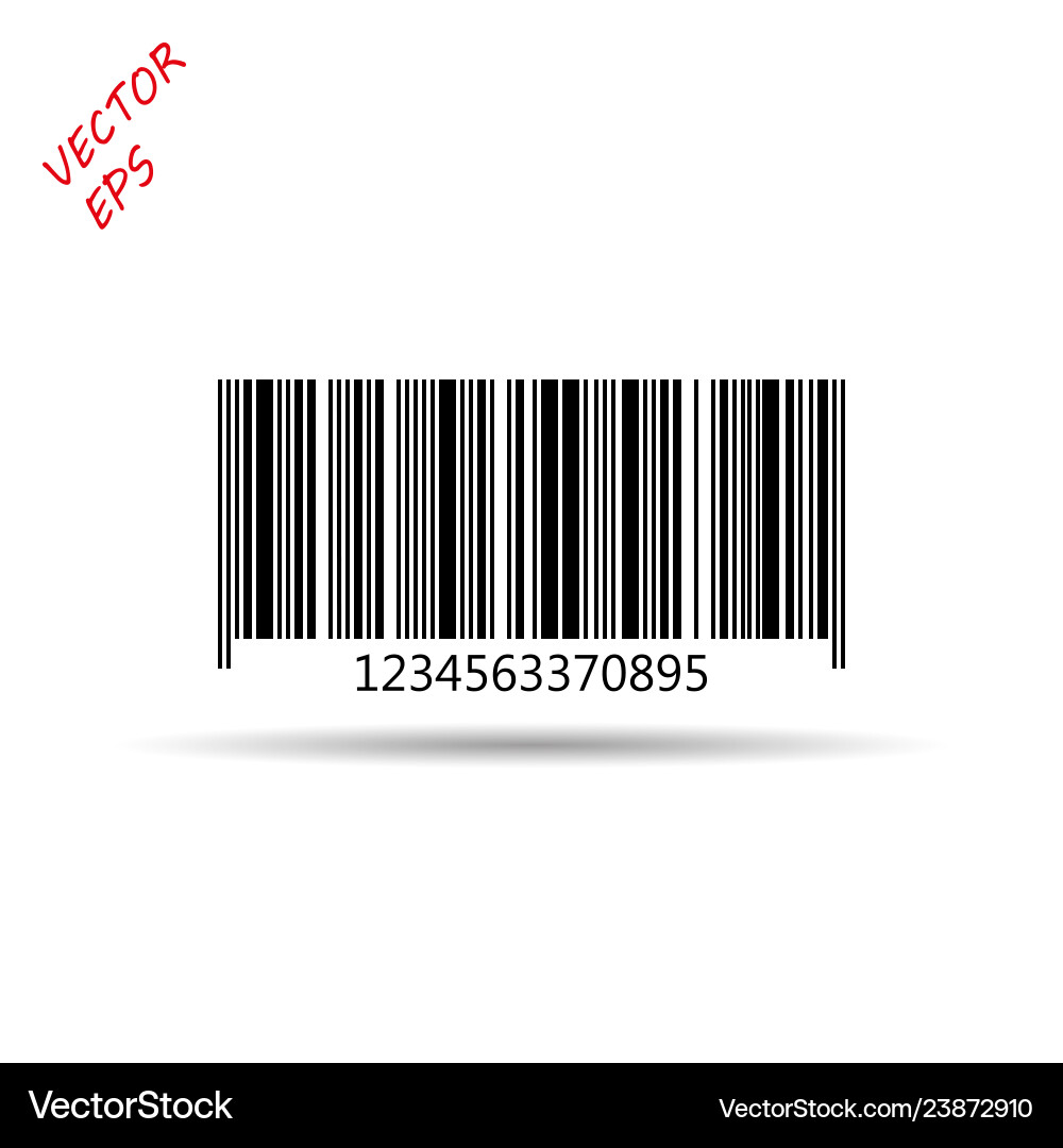 Bar code isolated on a light background Bar code isolated on a light background vector image