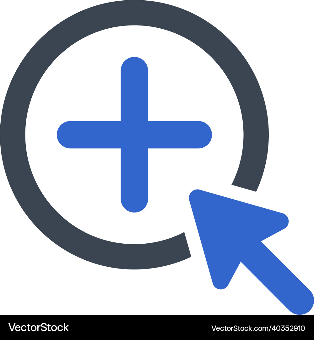 Click to add icon Vector Image