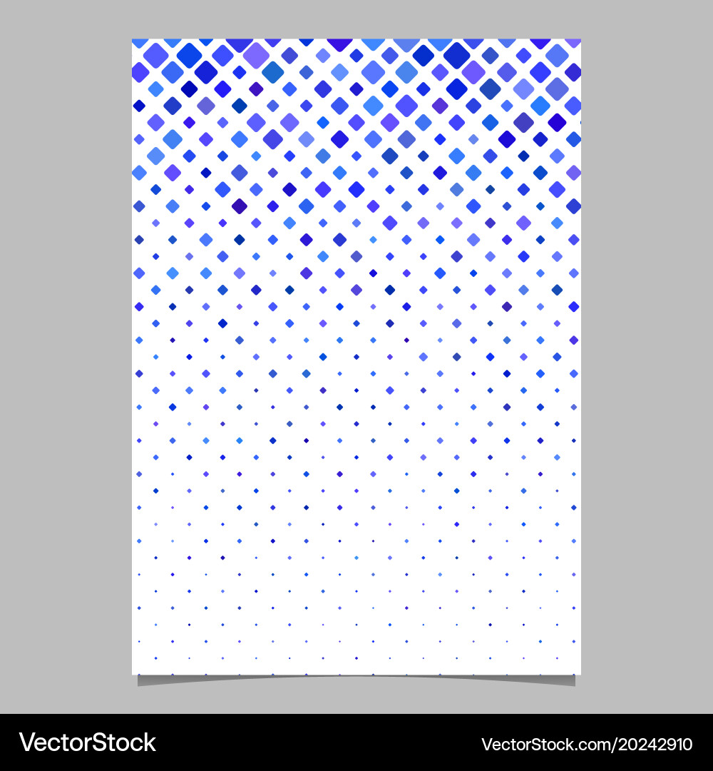 Geometrical diagonal square pattern background vector image