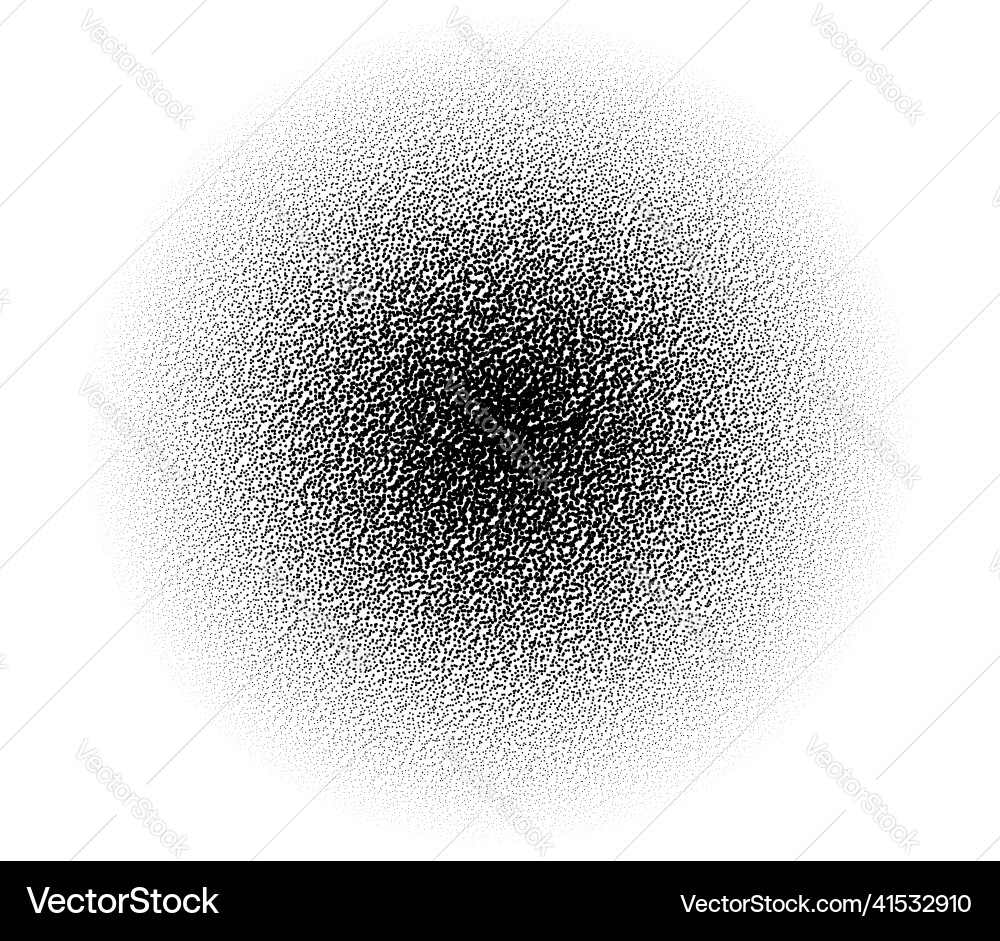 Random Kreise Punkte Halbton Muster Pointillist Random Kreise Punkte Halbton Muster Pointillist vektorbild