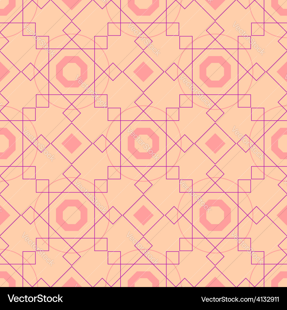 Abstract background geometric seamless pattern Vector Image