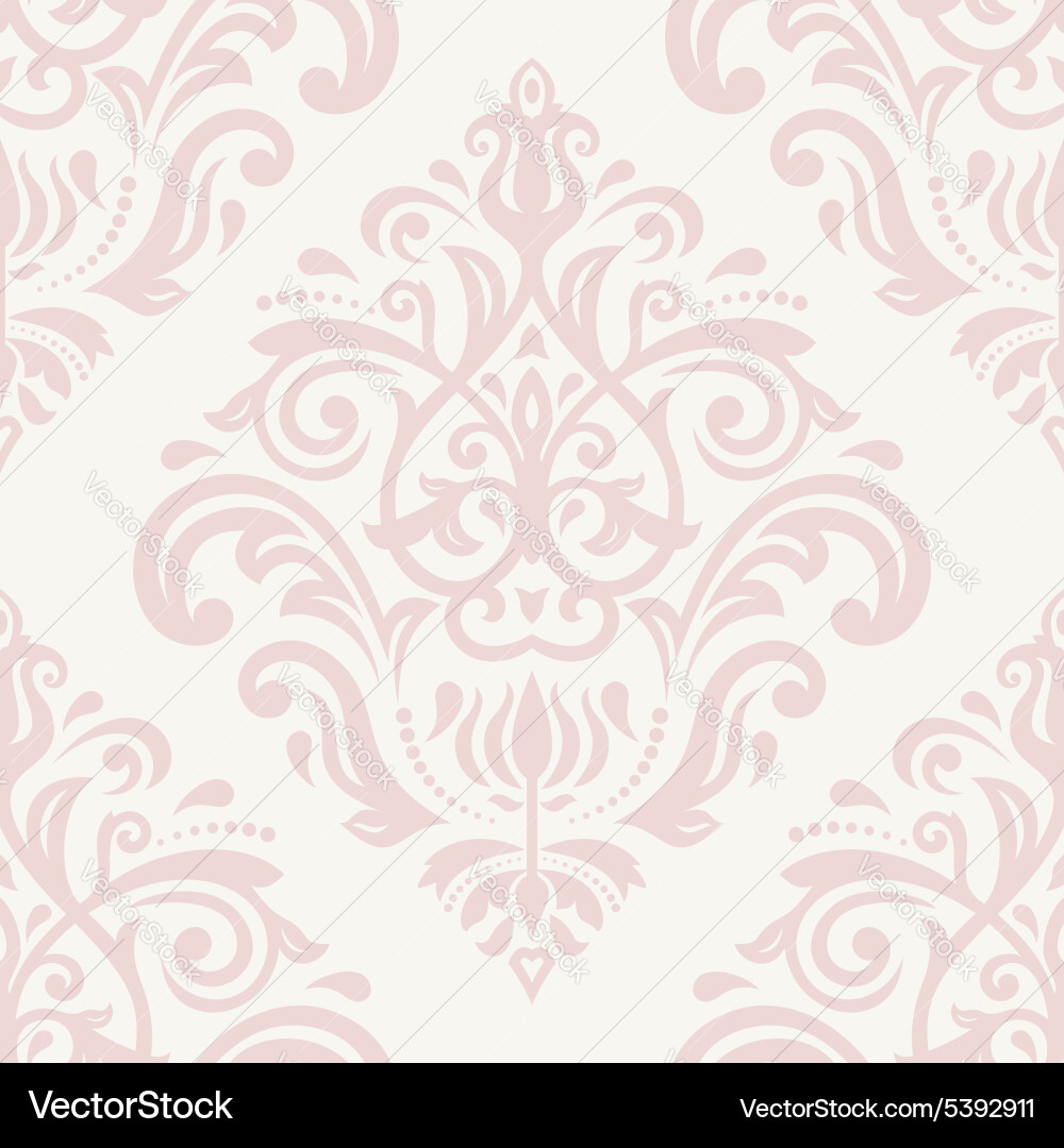Damask seamless pattern Vector Image