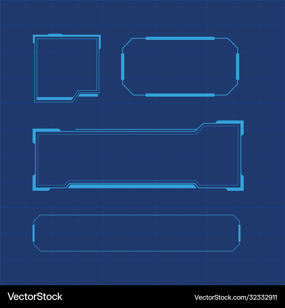 Futuristic user interface Futuristic user interface vector image