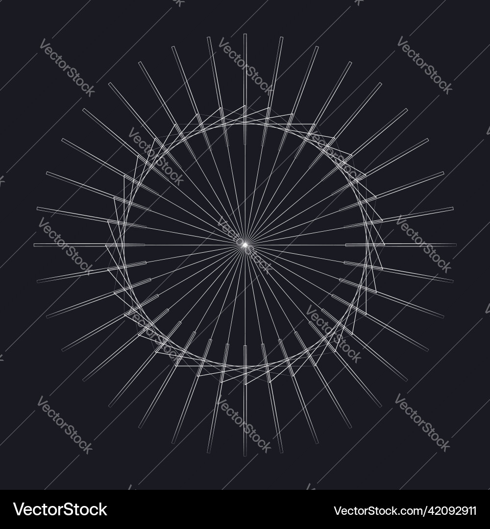 Geometric abstract circle element design Geometric abstract circle element design Vector Image