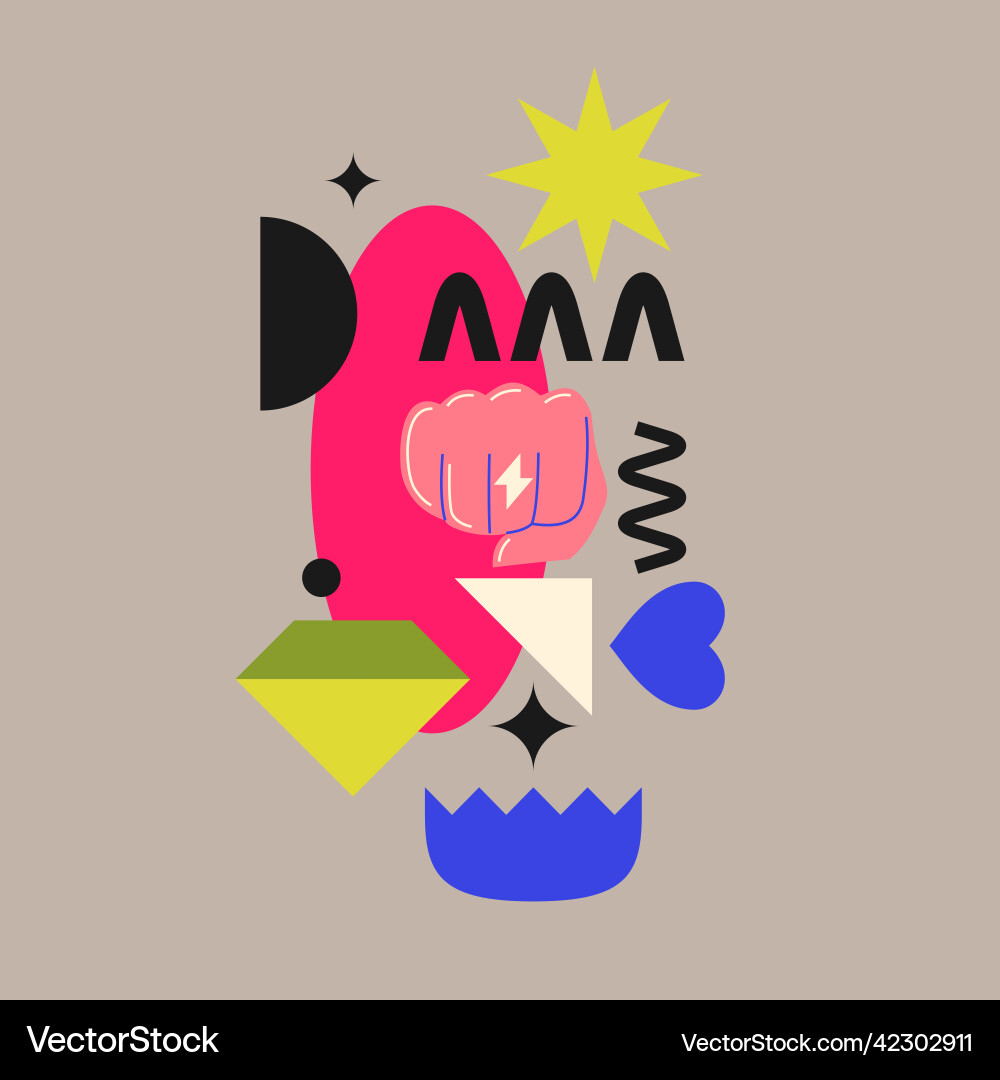 Modern background with abstract elements Modern background with abstract elements vector image