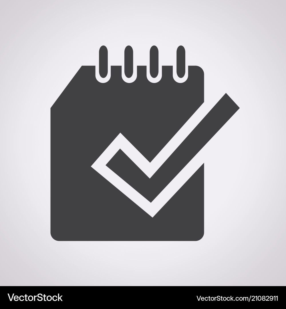 Notebook icon Vector Image